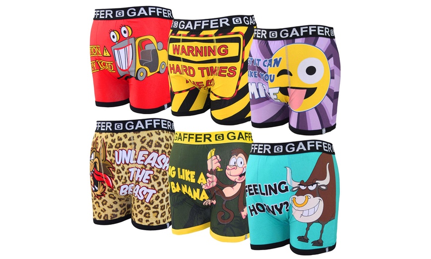 Image 3: Three Gaffer Men's Novelty Boxers
