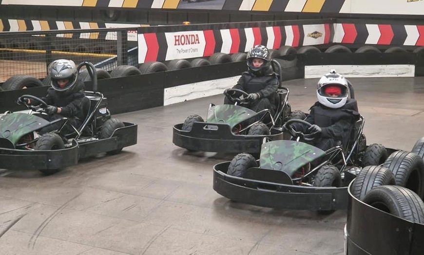 Image 1: 25-Lap Kids Go-Karting Experience at The Full Throttle Raceway