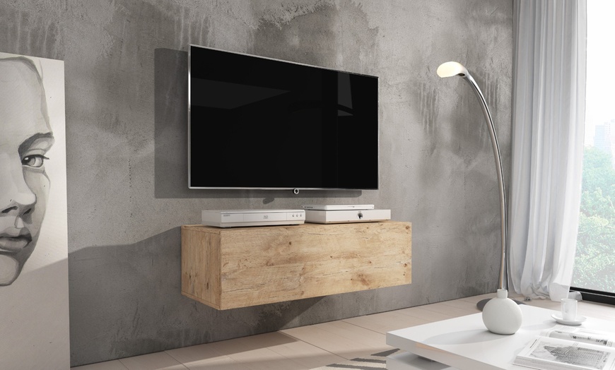 Image 7: E-Com Rocco Floating TV Unit