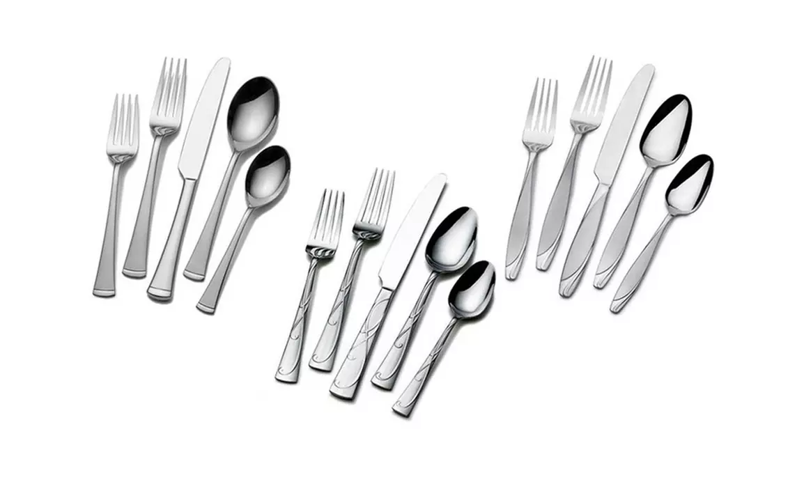 Mikasa Gourmet Basics Stainless Steel Flatware Set (20-Piece) - Primary Image