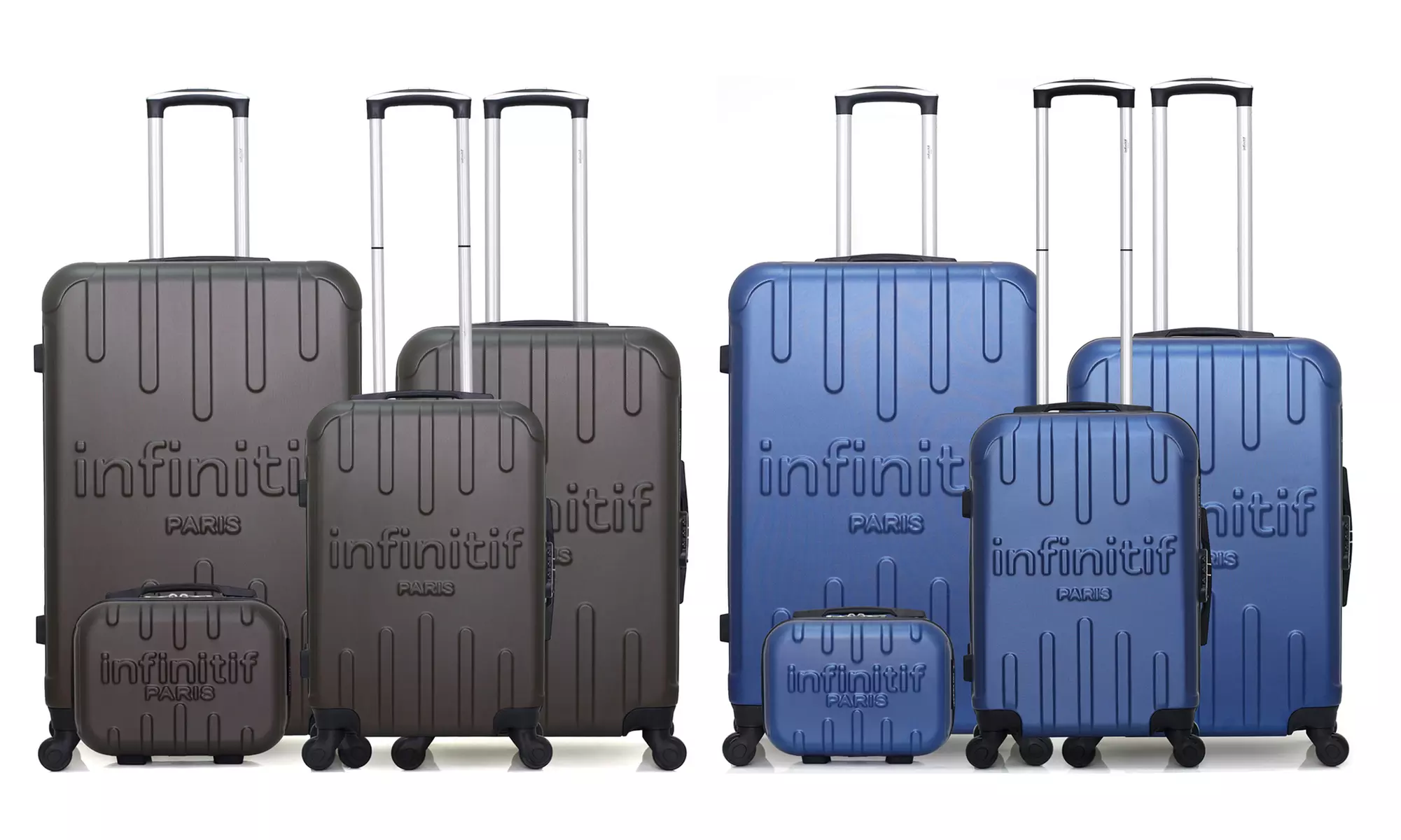 Lot de 3 valises à roulettes et d'1 vanity Infinitif, livraison offerte - Primary Image