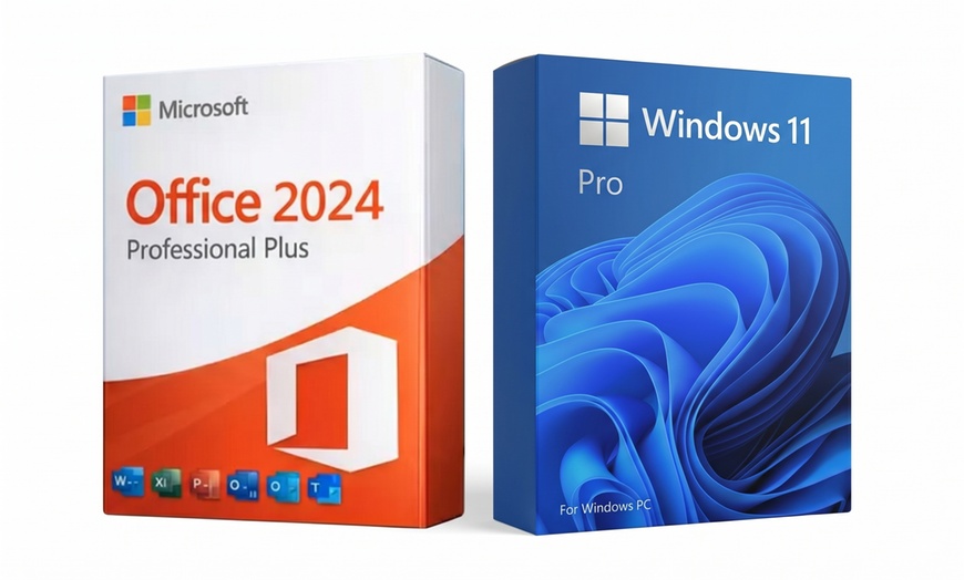 Image 5: Microsoft Office 2024 Pro Plus & Windows 11 Pro/Home Lifetime Bundle 
