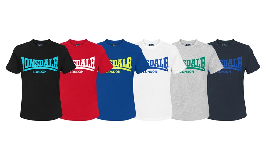 Image 1: T-shirt da uomo Lonsdale in 100% cotone