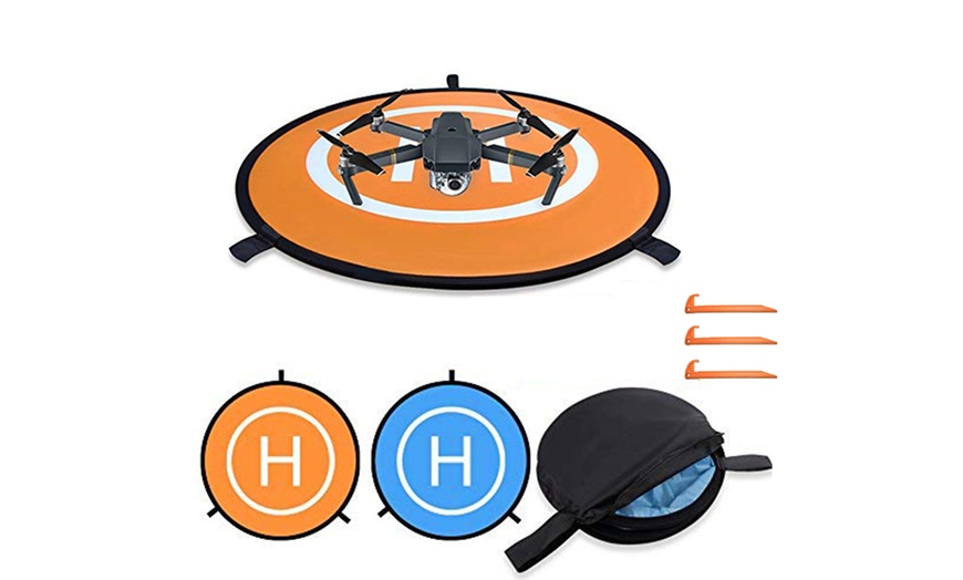 Image 5: Fast-Fold Drone Landing Pad Mat