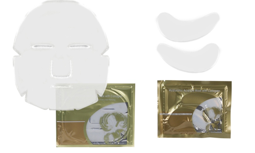 Image 2: Hyaluronic Face and Eye Masks