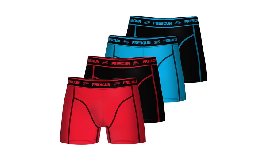 Image 3: Lot de 4 boxers Freegun "Aktiv" pour homme