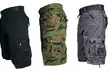 Men's Belted Cargo Shorts (3-Pack; 32–46) - Second Medium