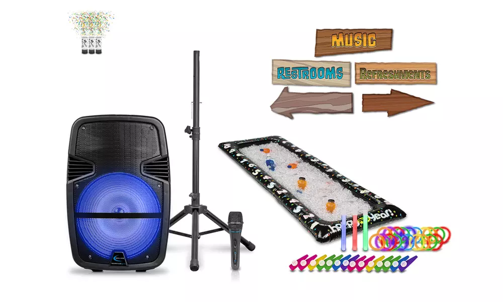 TPRO Bluetooth Speaker 49-Piece Party Bundle - Primary Image