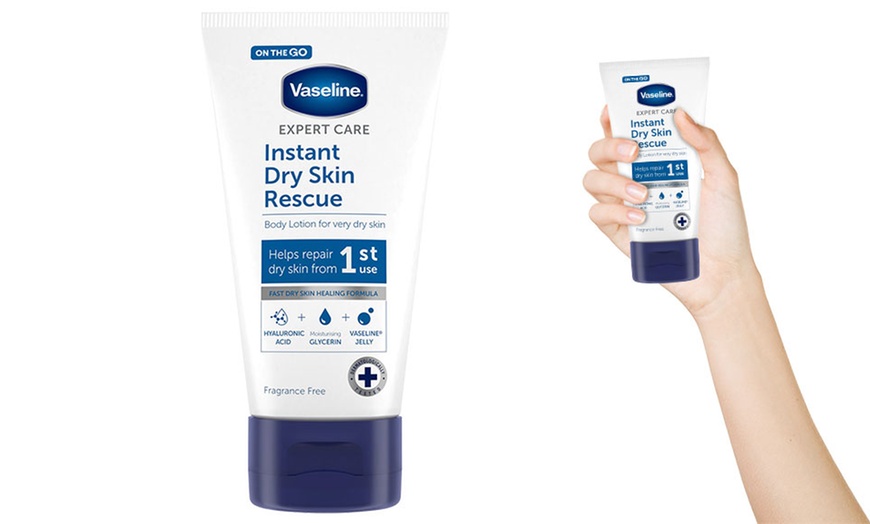 Pack Of Vaseline Instant Dry Skin Rescue Body Lotions 75ml 