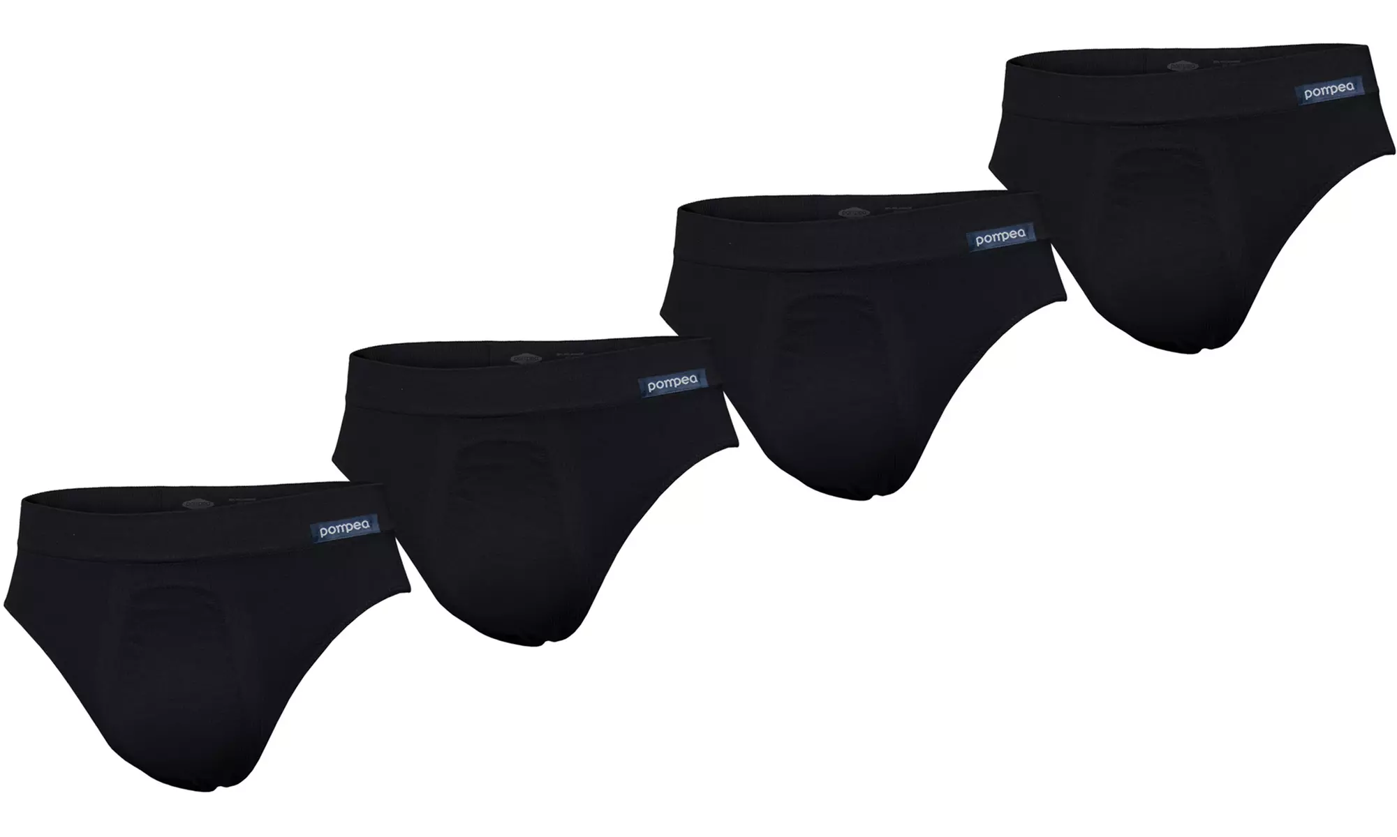 Set di 4 boxer o 4 slip in microfibra Pompea da uomo