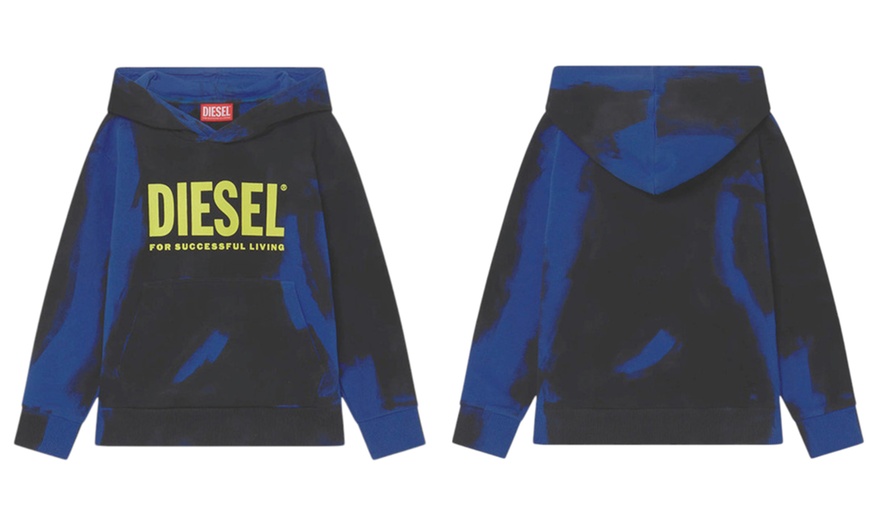 Image 4: Diesel Snork Kids Pullover Fleece Hoodie