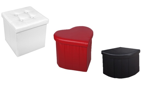 Pouf in ecopelle disponibile in 3 modelli e 5 colori