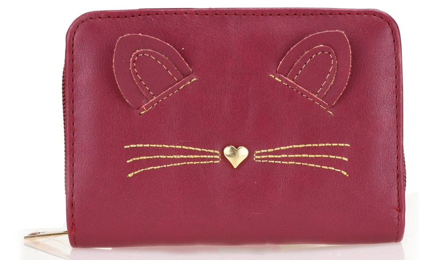 Image 4: Multi-Compartment Cat Wallet