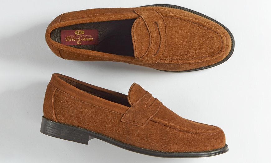 Image 5: Mocassins en cuir James Russel