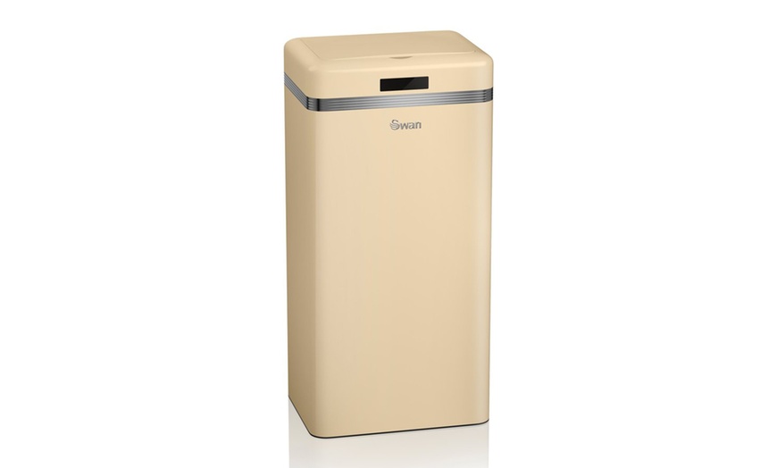 Image 6: Swan Retro-Style 45L Square Sensor Bin With Free Delivery