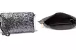2x Damen-Clutch mit Pailletten in Silber, Grau oder Schwarz - Second Medium