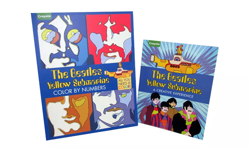 Crayola The Beatles Yellow Submarine Adult Coloring Book Set (2-Piece) - Primary Image