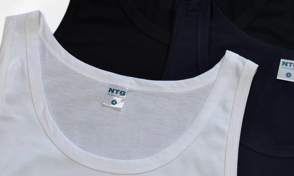 Set da 3 o 6 canotte da uomo De Fonseca o Nottingham