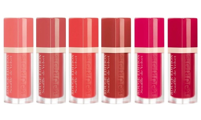 Lot De 6 Rouges à Lèvres Bourjois Rouge Edition Soufflé De Velvet