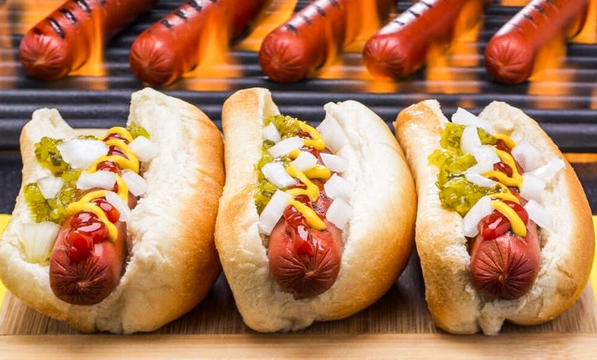 Two Hot Dogs and Two Soft Drinks - Mister Hotdog | Groupon