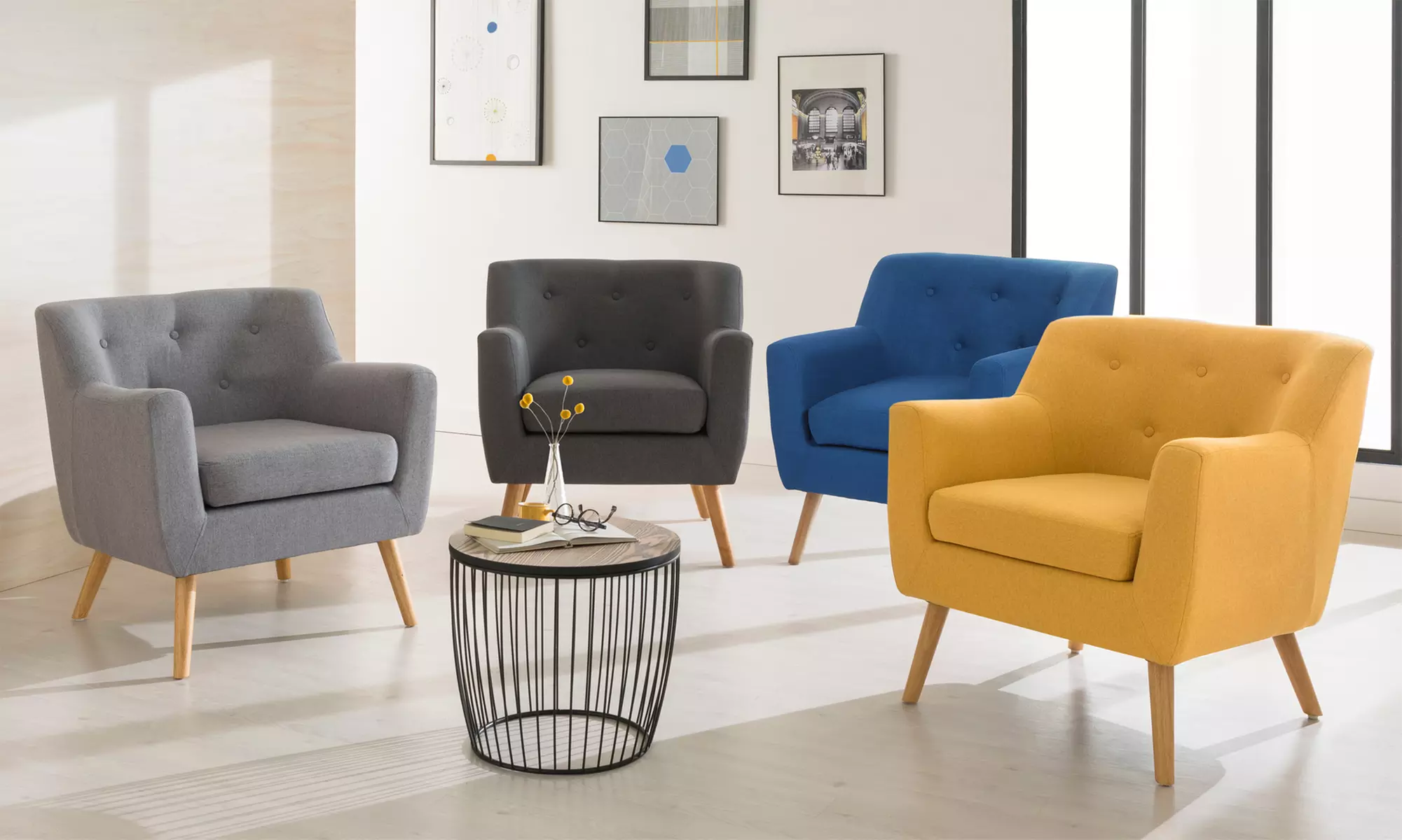 Fauteuil scandinave Charles - Primary Image