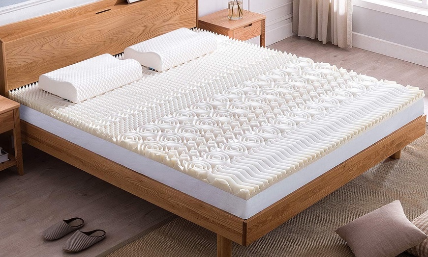 Image 1: Surmatelas à mémoire de forme, 10 zones de confort. Sampur