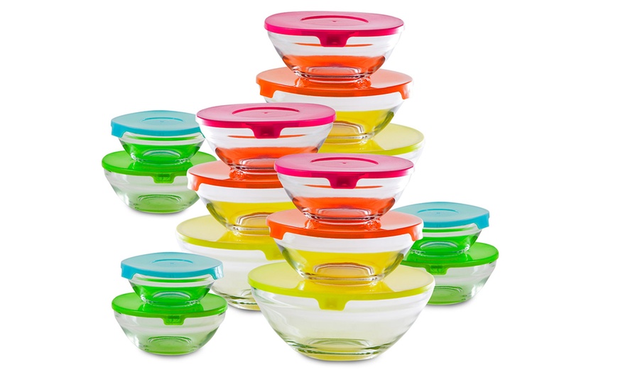 Image 2: 15-Piece Glass Bowl Set