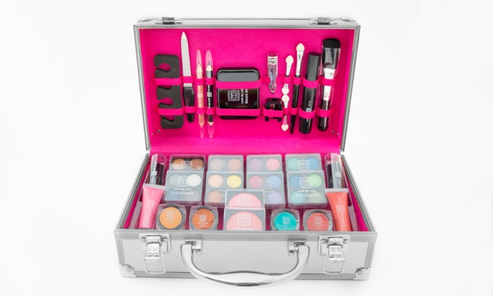 makeup vanity case with makeup