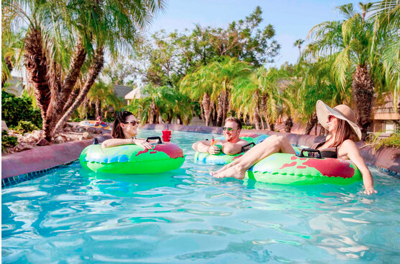 River Ranch Water Park logo and website