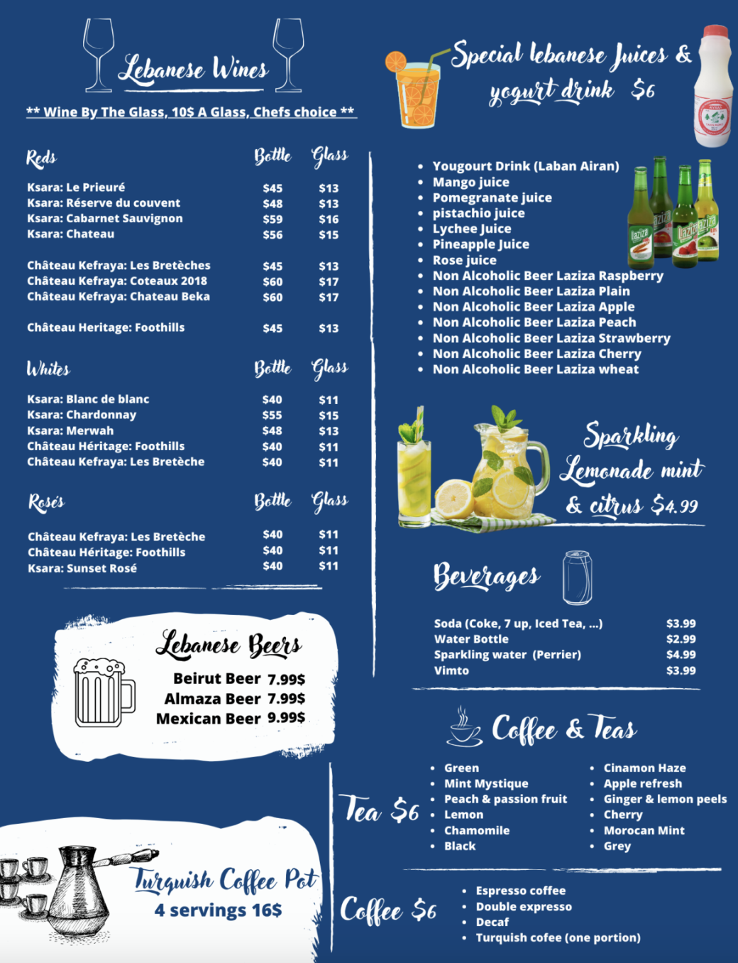 Drink Menu
