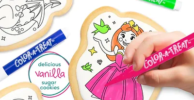 A+ School Year Color-a-Treat™ Cookie Coloring Kit (16ct)