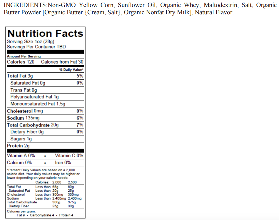 Popcorners Carnival Kettle Nutrition Facts Besto Blog