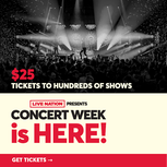 $20 Concert Ticket Week