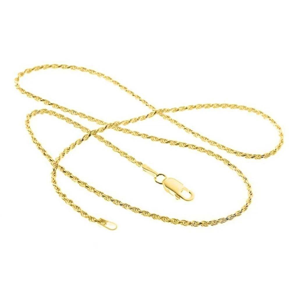 1 mm sterling silver rope chain