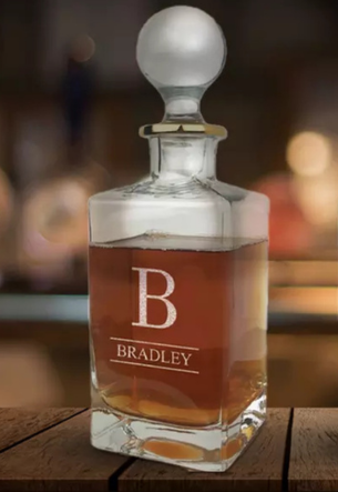 personalized decanter