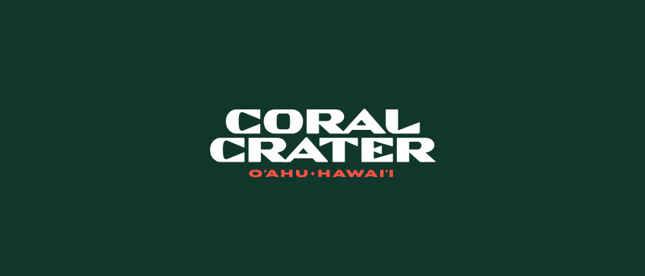 Coral Crater Adventure Park logo and website