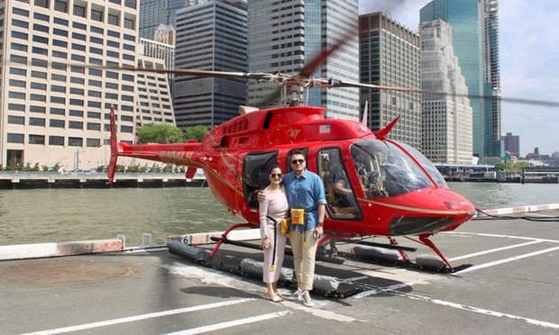 NYC Helicopter Tour over Statue of Liberty