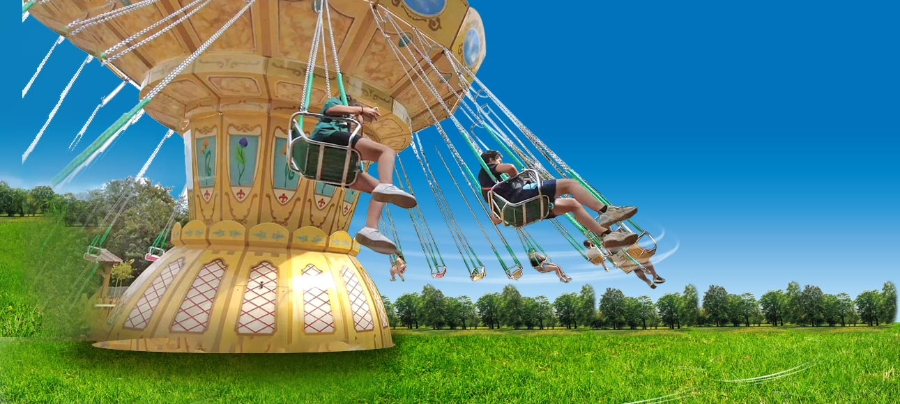 Swing, chaises tournantes