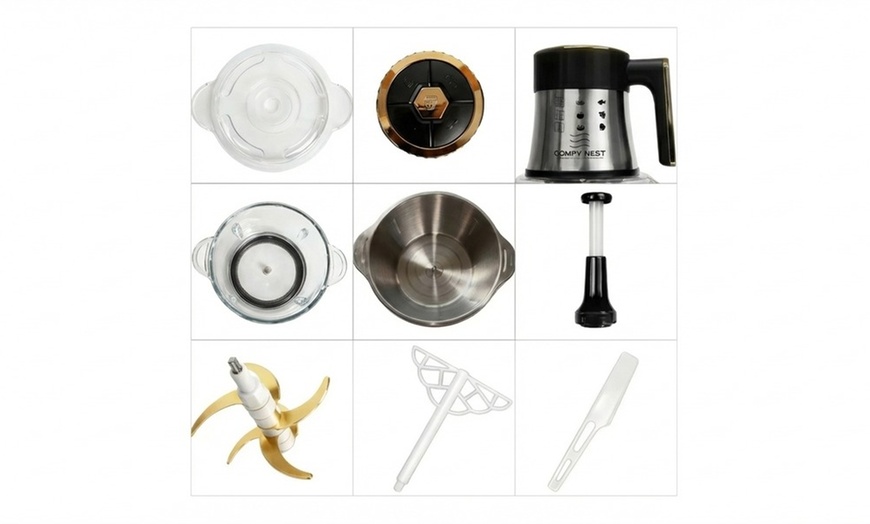 Image 3: Robot multifonction Comfy Nest 3 en 1 avec 2 bols de 3 L, 200 W