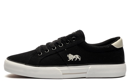 Lonsdale Men's Black Stanwick Trainers - Size 7