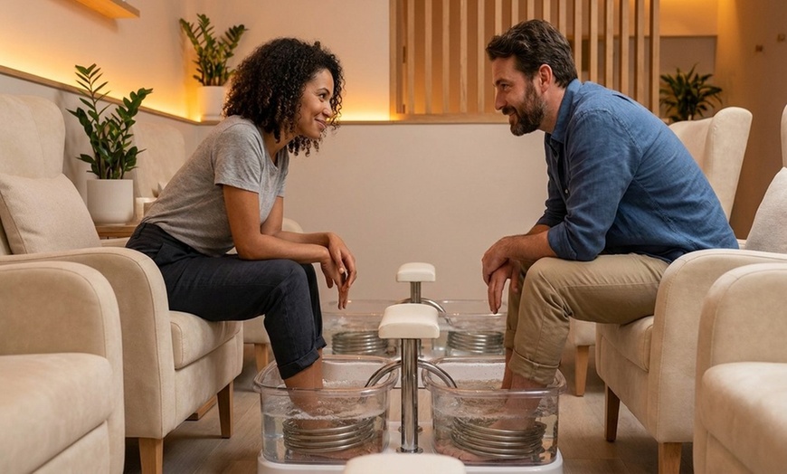 Image 2: Enjoy a Relaxing Reflexology Package with Ionic Foot Soak