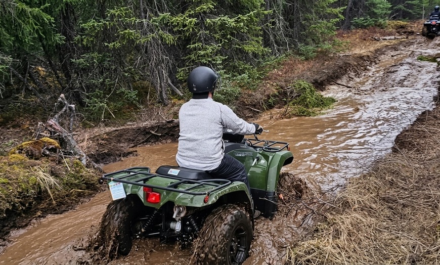 Image 2: Enjoy ATV or UTV Scenic Tours in the Real Alaskan Backcountry