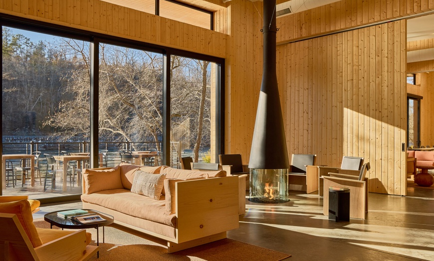 Image 3: Asheville Airstream & Cabin Resort on the French Broad