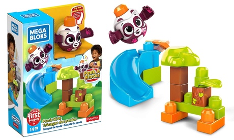 Mega Bloks Mega Bloks Peek a Blocks Panda Slide