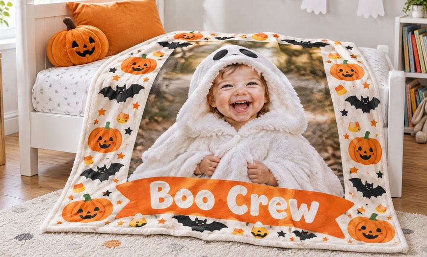 Image 5: Personalized Fleece Photo Blanket (3 Sizes) from Printerpix (Up to 93% Off)