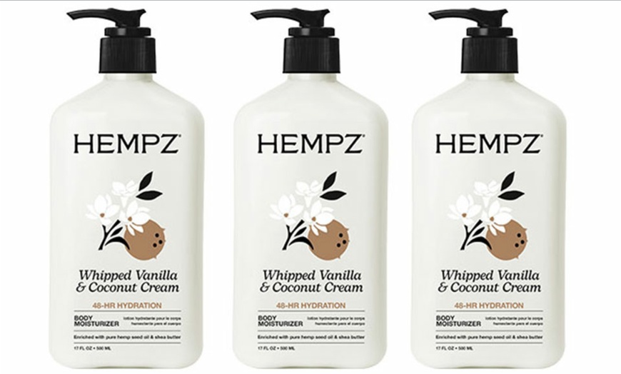 Image 47: Hempz Herbal Body Moisturizer Lotion 17oz each (2 or 3 Pack) 