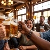 Image 7: Experience Red Lion Tavern with Two Beers, Sausage Platter, or Ceramic Oktoberfest Beer Steins for up to 43% off