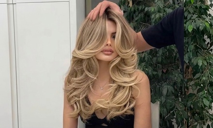 Root Touch Up and Blowout - Gina Cosmo