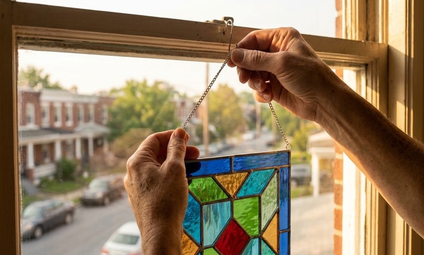 Image 7: Create Your Own Stained Glass Sun Catcher – 2-Hour Intro Workshop!