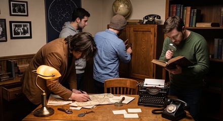 66Solve a Murder Mystery for 4+ people - Any Scenario! - A Murder Among Us - QR Murder Mysteries
